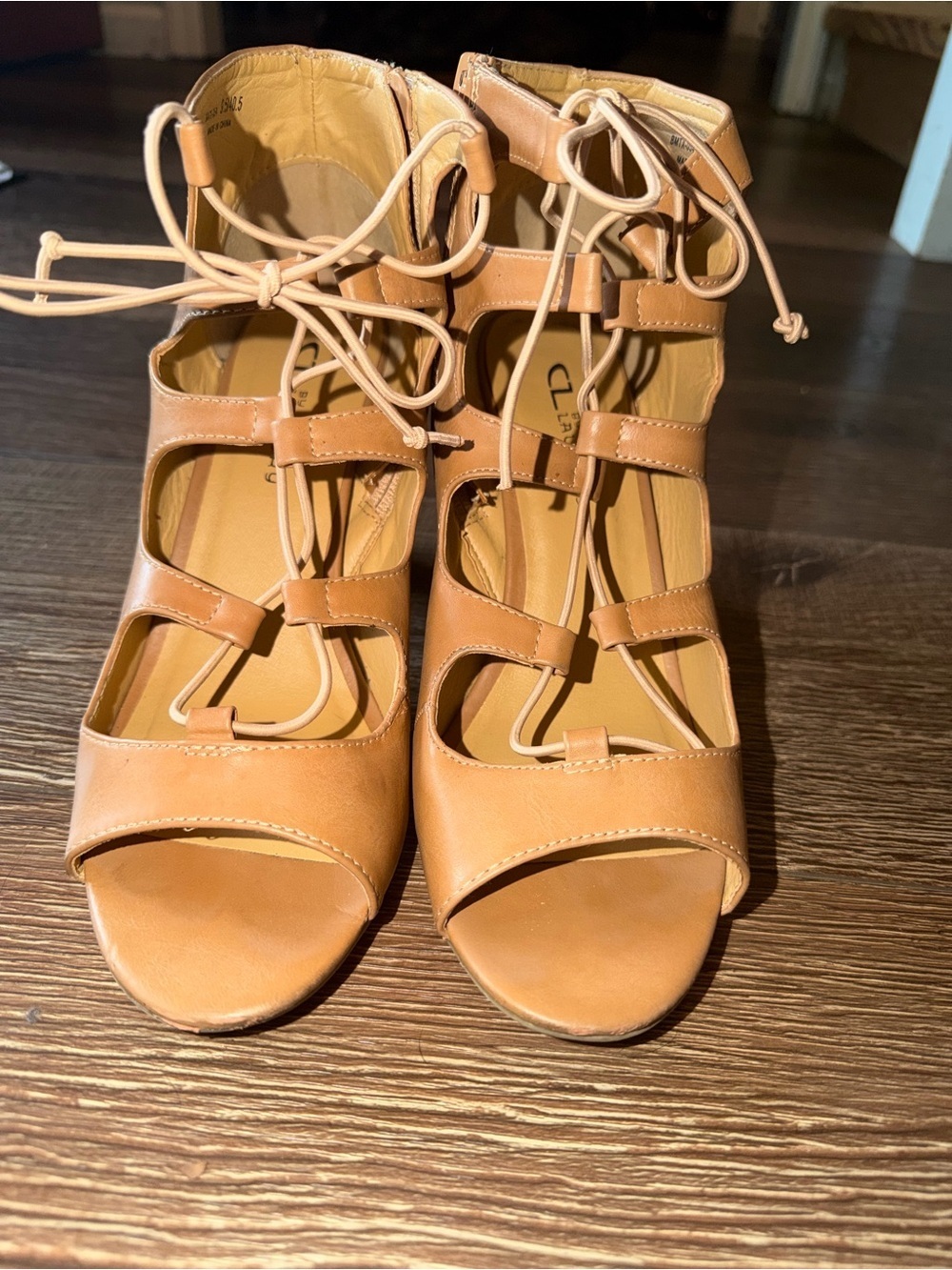 Women’s Lace-Up Tan Gladiator Sandals